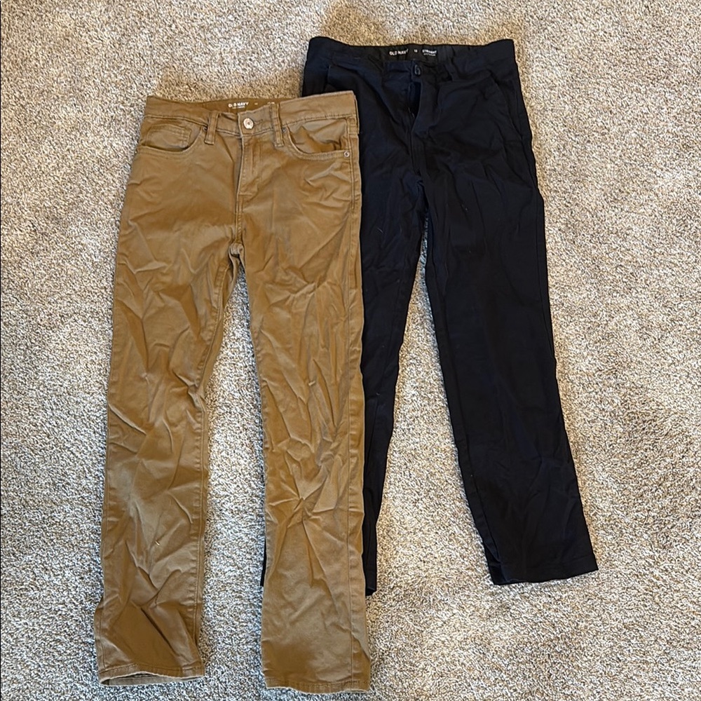Old Navy Boys Chinos Bundle  size 12